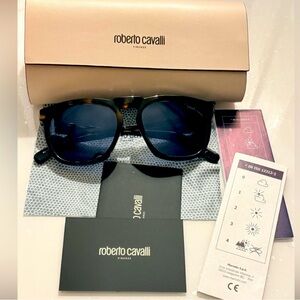 Roberto Cavalli Dark Blue Sunglasses
